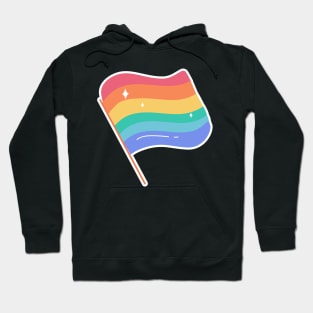 Pride Flag Sticker Hoodie